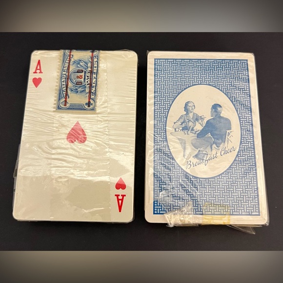 BREAKFAST CHEER COFFEE Brown & Bigelow Playing Cards (2) - Picture 5 of 7